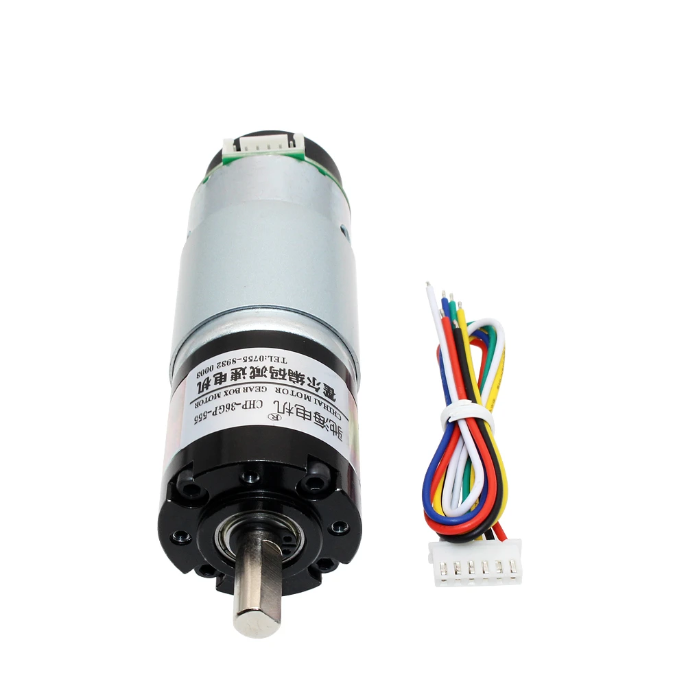 36GP-555 ABHL Planetary Geared Motor Hall Encoder High Torque DC motor 6V 12V 24V Quality Original
