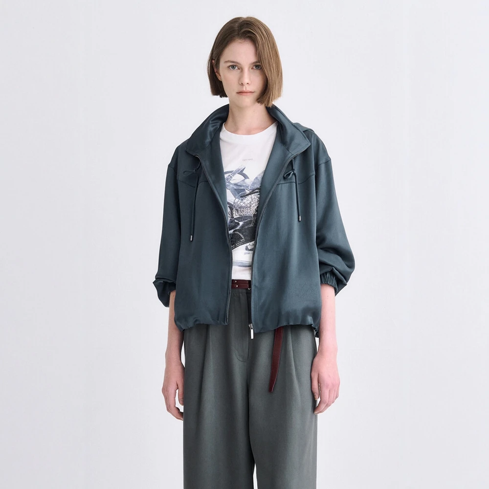 

Повседневная толстовка с капюшоном Bla Jaet, женское свободное пальто с ковриком для ранней осени, универсальная модная верхняя одежда