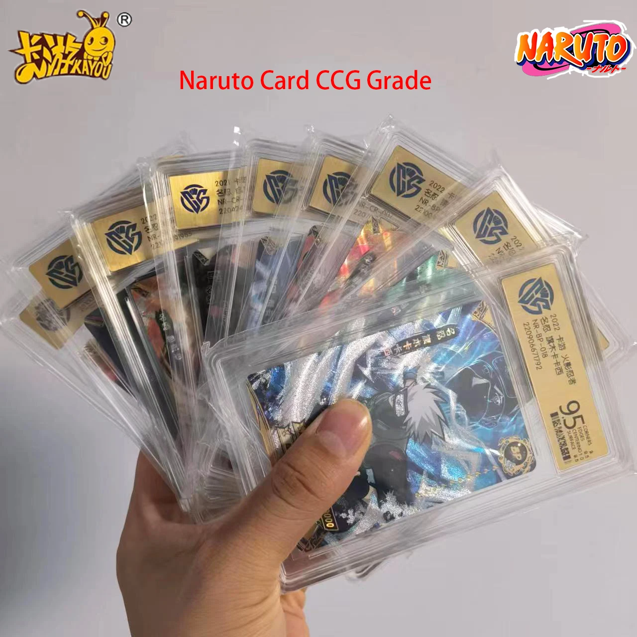 

BP Naruto Cards CCG 10 Grade Card Hinata Kakashi Temari Anime Collection Cards Toys for Boys Fans Gift