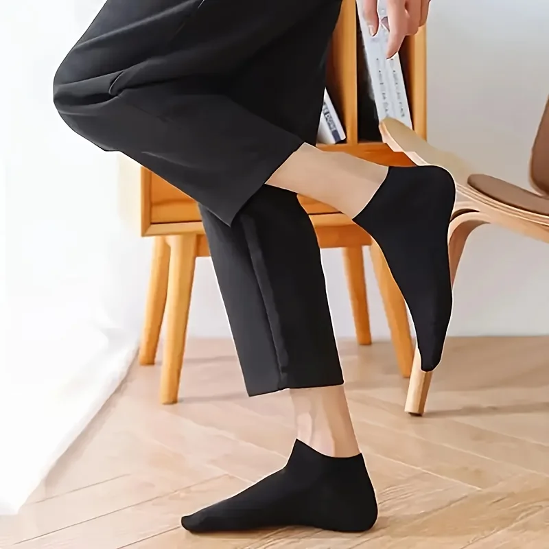 10 par/3 pary/4 pary jednokolorowych skarpetek miękkich i wygodnych, lekkich, trwałych, codziennych, sportowych, podwójnego zastosowania