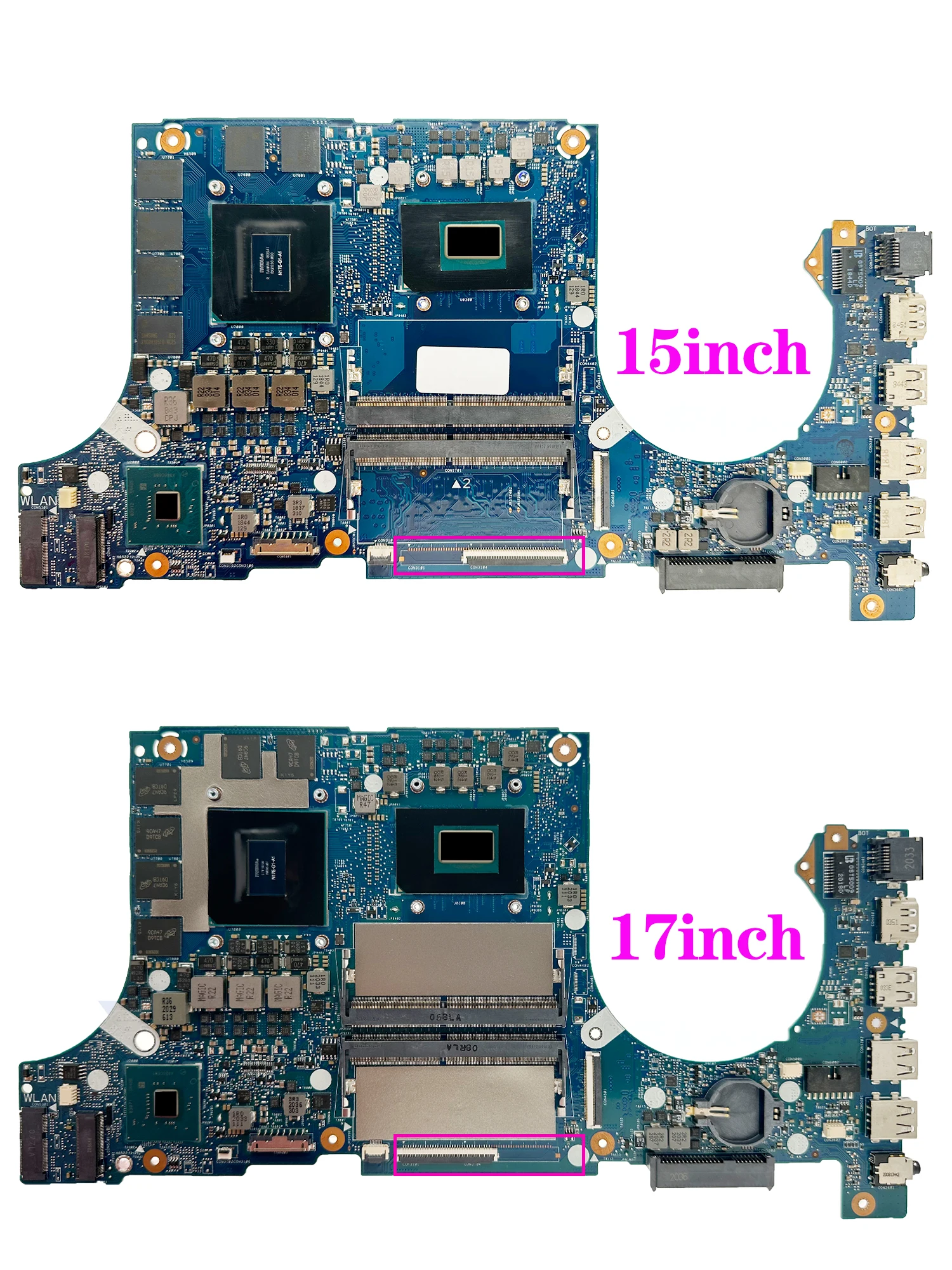 Imagem -04 - Placa-mãe do Portátil para Asus Fx505g Mainboard para Asus Fx505gm Fx705g Px505g Mw505g Fx86f i5 i7 8th Gen Gtx1060-v3g V6g Teste 100