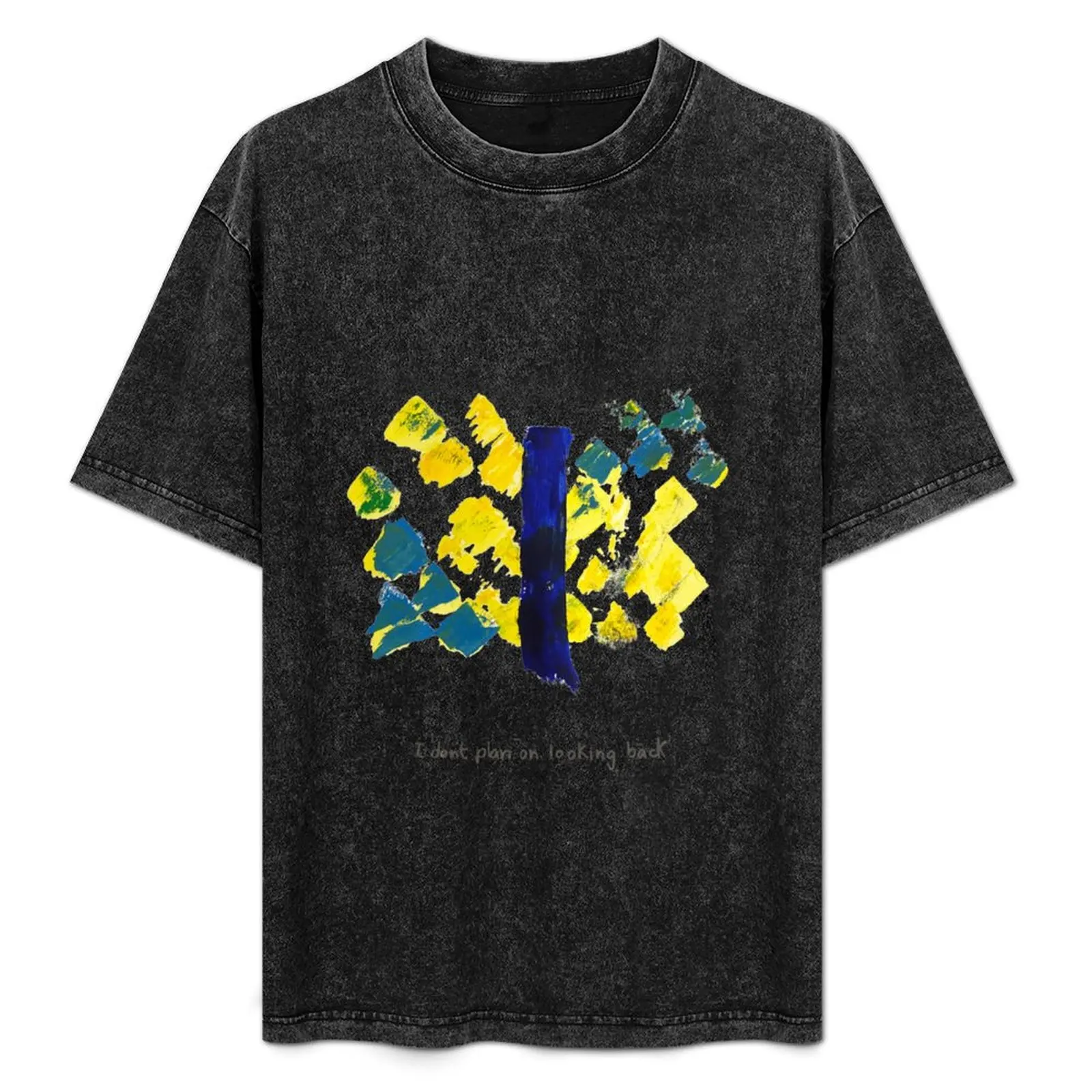 Blue Slide Park Album Abstract Painting T-Shirt graphics man t shirt Short sleeve tee men