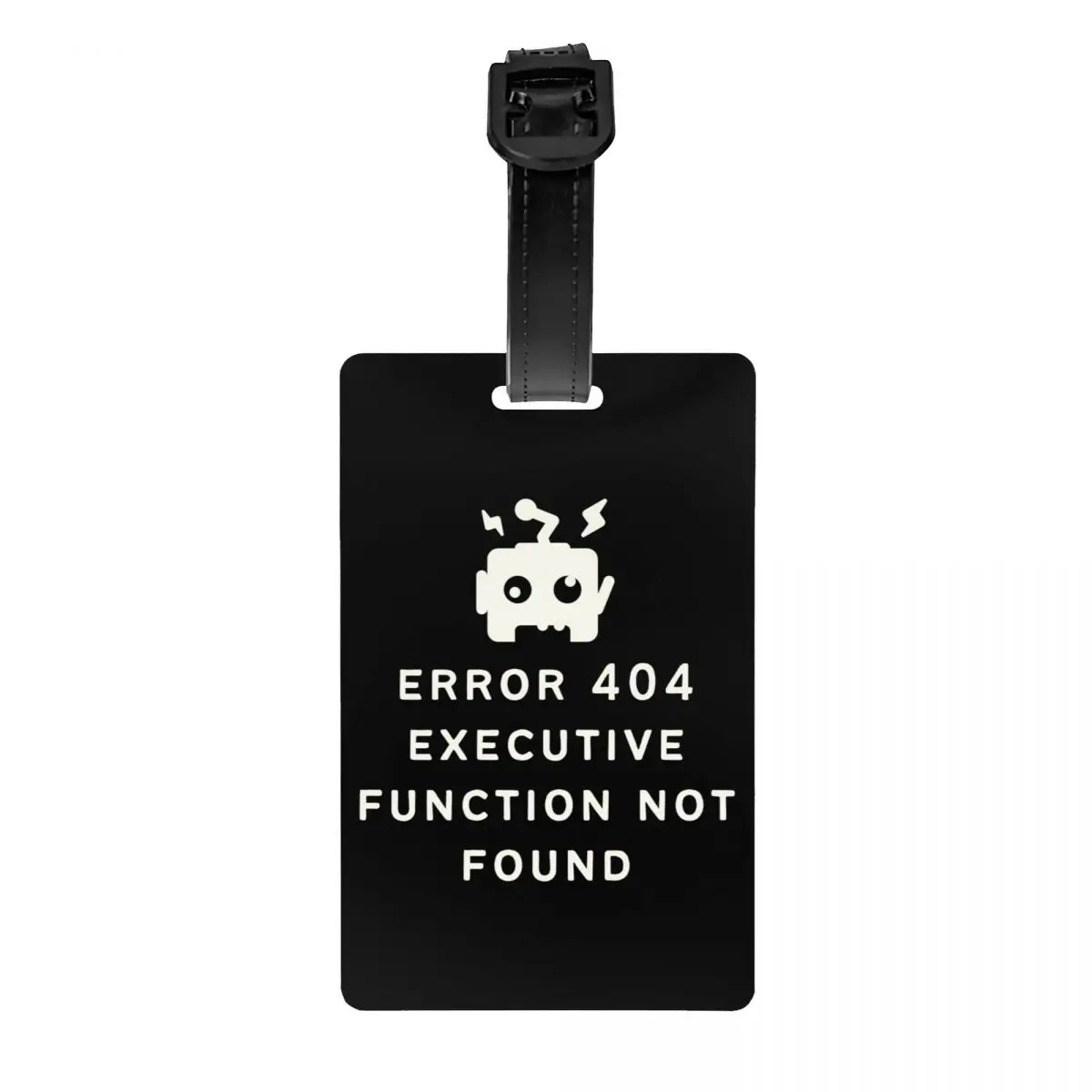 ADHD خطأ 404 الوظيفة التنفيذية لم يتم العثور عليها علامة الأمتعة لحقائب السفر علامات الأمتعة المضحكة غطاء الخصوصية اسم بطاقة الهوية