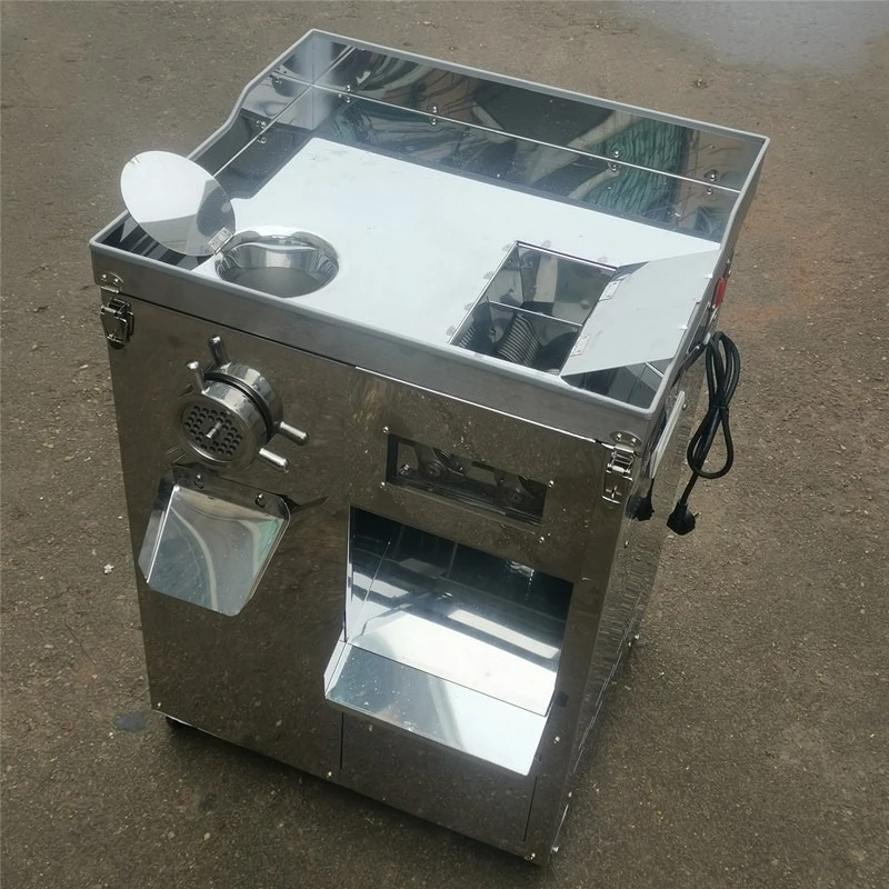 

Multifunctional meat grinder and cutter, commercial high-power stainless steel grinder and cutter