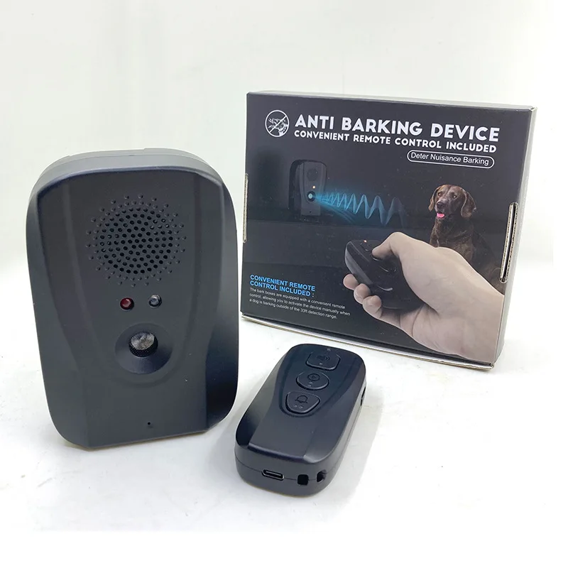 

Товары для домашних животных Ультразвуковое устройство против гавков Репеллентное устройство против лая собак Тренажер для собак Зарядная модель с дистанционным управлением