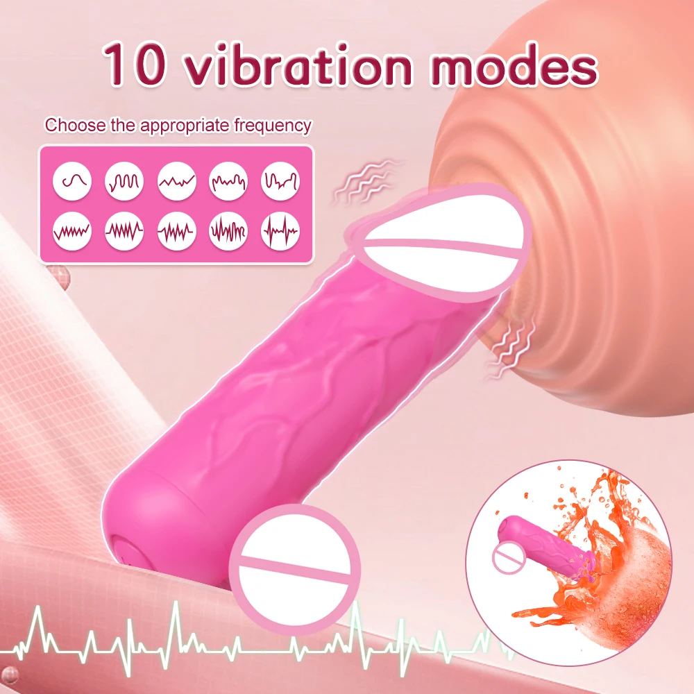 Mini Bullet Vibrator Dildo for Women 10 Modes G Spot Clitoral Stimulator Female Vagina Orgasm Masturbator Adult Sex Toys