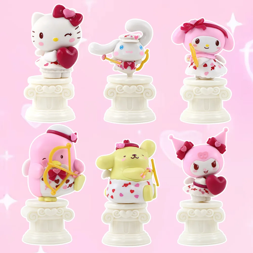 

Hello Kitty Kuromi Sanrio Love Cupid Series Blind Box Toy Figure Cute Collectible Gift for Girls