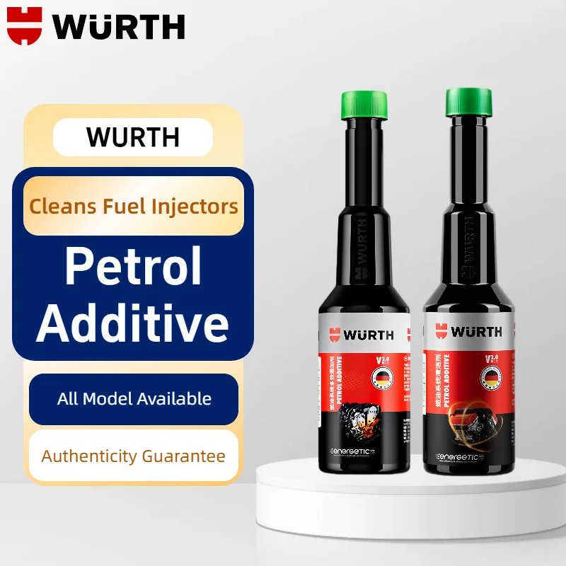 

Wurth Petrol Fuel System Cleaner Multi-Effect Additive Fuel Injector Carbon Deposit Cleaner Engine Care Treatment