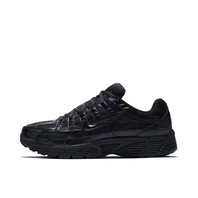 

Nike P-6000 Men's and Women's Running Shoes, Impact Resistance, Non Slip, Breathable, Casual, Versatile Sneakers, Black