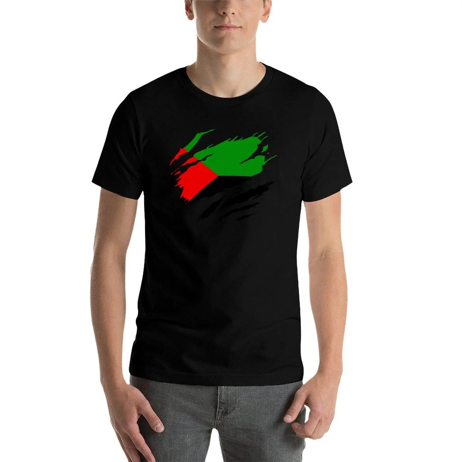 Torn Style Martinique Flag T-Shirt t shirt man designer man graphic t shirt T-Shirt - Image 5