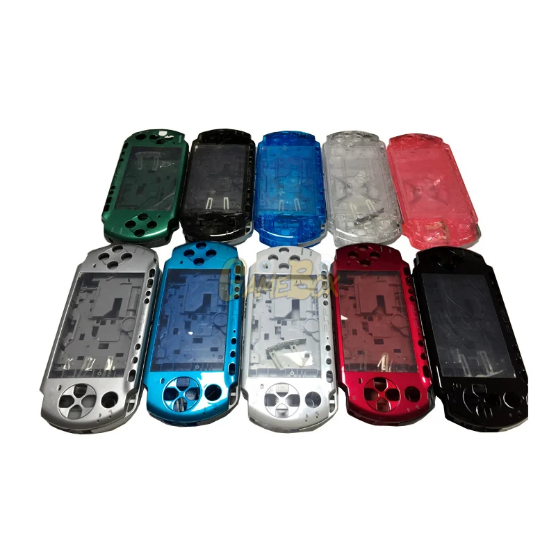 15-цветный полный корпус для игровой консоли PSP3000, сменный чехол с комплектом кнопок, бесплатная защитная пленка