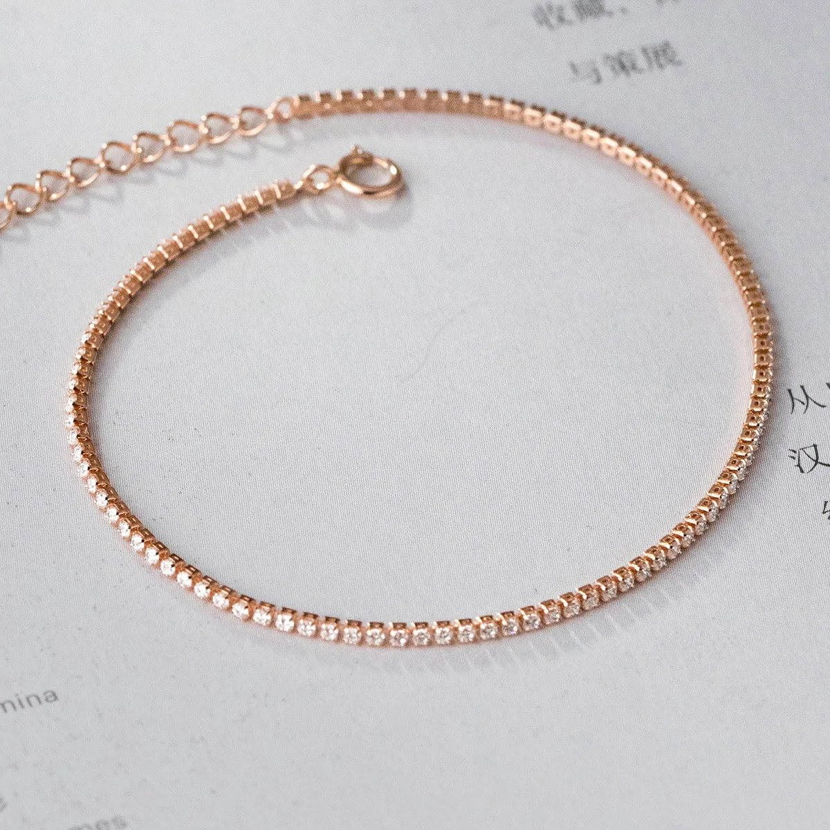 

19cm Female Silver 925 Bracelet Zircon Bracelet For Women Gift For Girls 925 Silver Simplicity Bracelet Preal