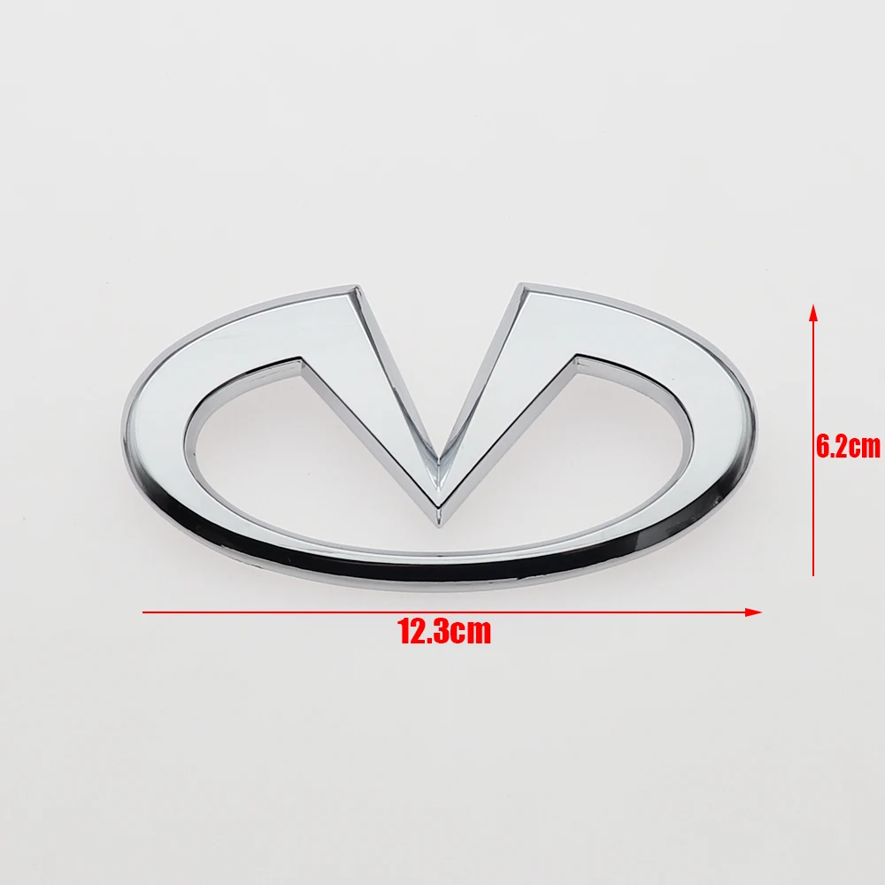 ملصق شعار سيارة إنفينيتي ثلاثي الأبعاد ، شارة مصد الذيل ، شعار صندوق السيارة الخلفي ، EX FX ، JX ، ESQ ، QX50 ، QX55 ، QX60 ، QX80 ، Q30 ، Q50 ، Q60 ، 1 #2