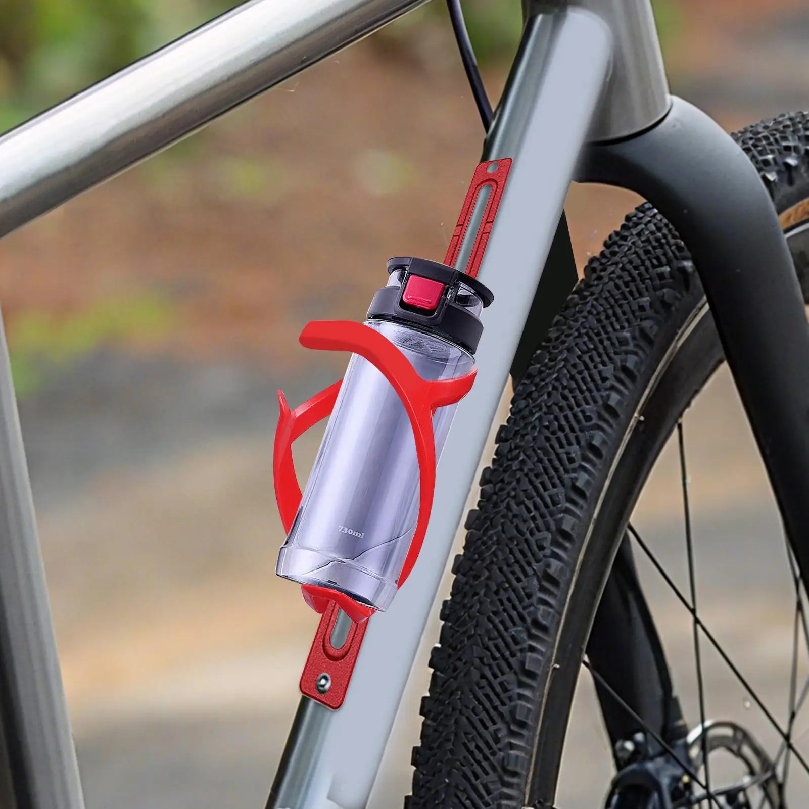 

Bike Water Bottle Holder Adapter Drinking Bottle Stand Bracket Adjustable Scooter Flask Holder Mount For Urban Riding Mountain