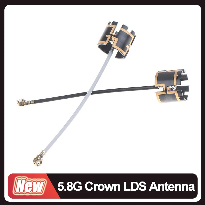 Antena Crown LDS de 5.8G RHCP/LHCP para Micro FPV Whoops, para Drones de Carreras de Largo Alcance, Aviones RC FPV Quadcopter