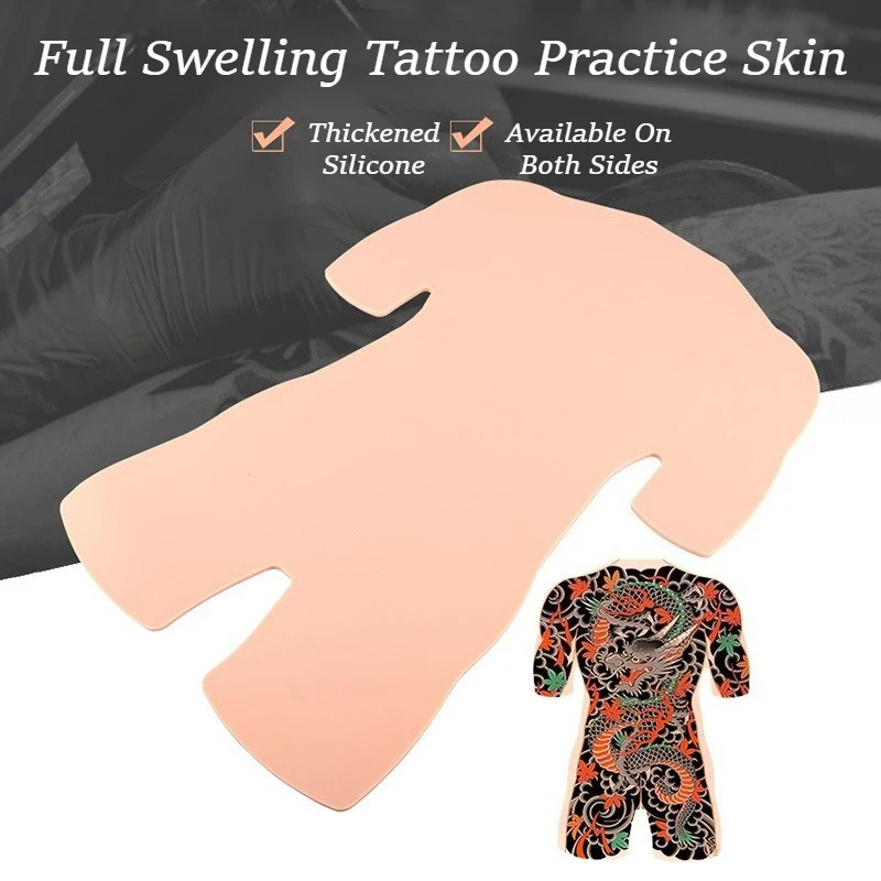 Silicone Tattoo Synthetic Skin Practice Artificial Tattoos Fake Skins Aesthetic Tattoos Supplies Professional Tattoo Accessories