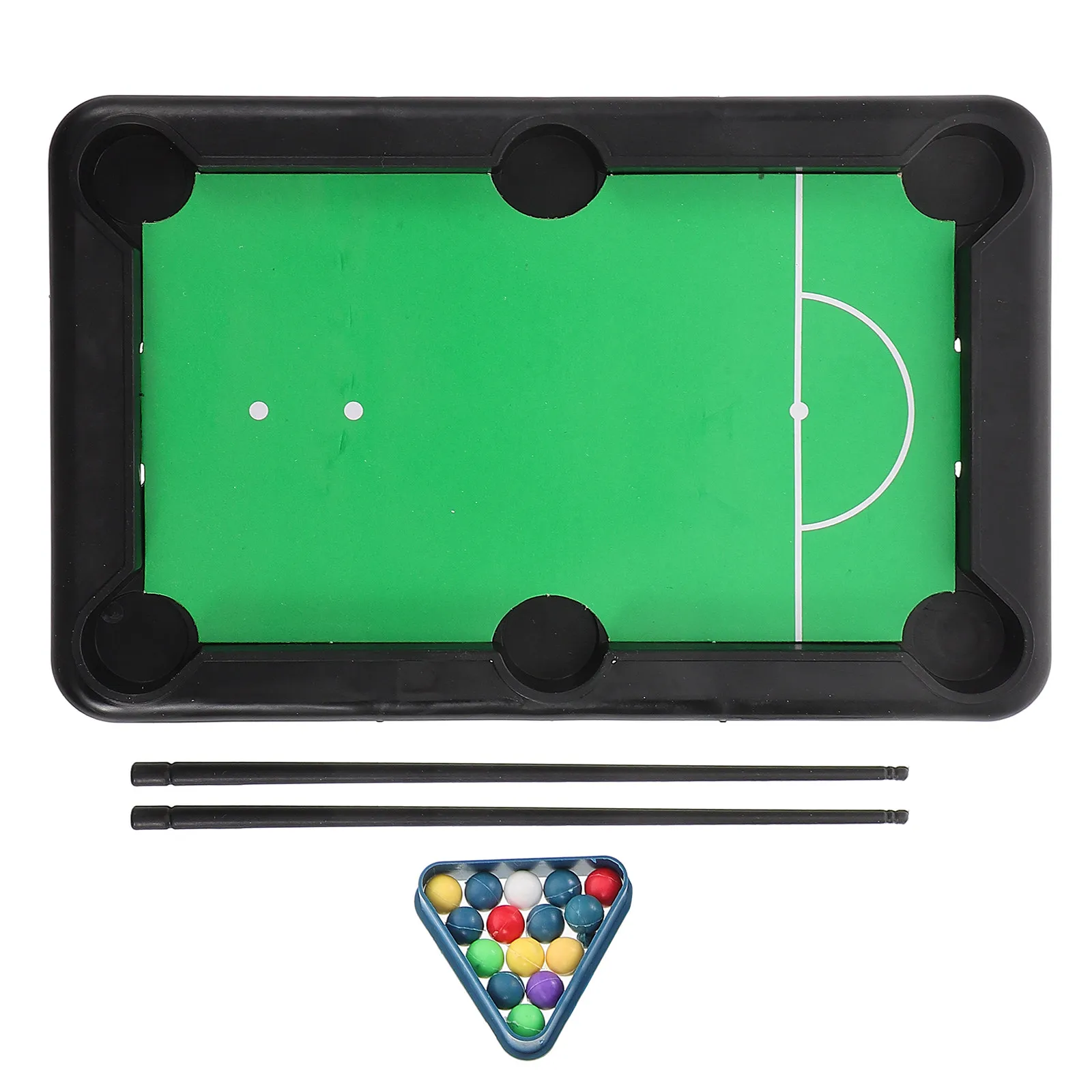 

1 Set Children Mini Pool Table Compact Portable Indoor Outdoor Billiard Game Set Interactive Family Playset
