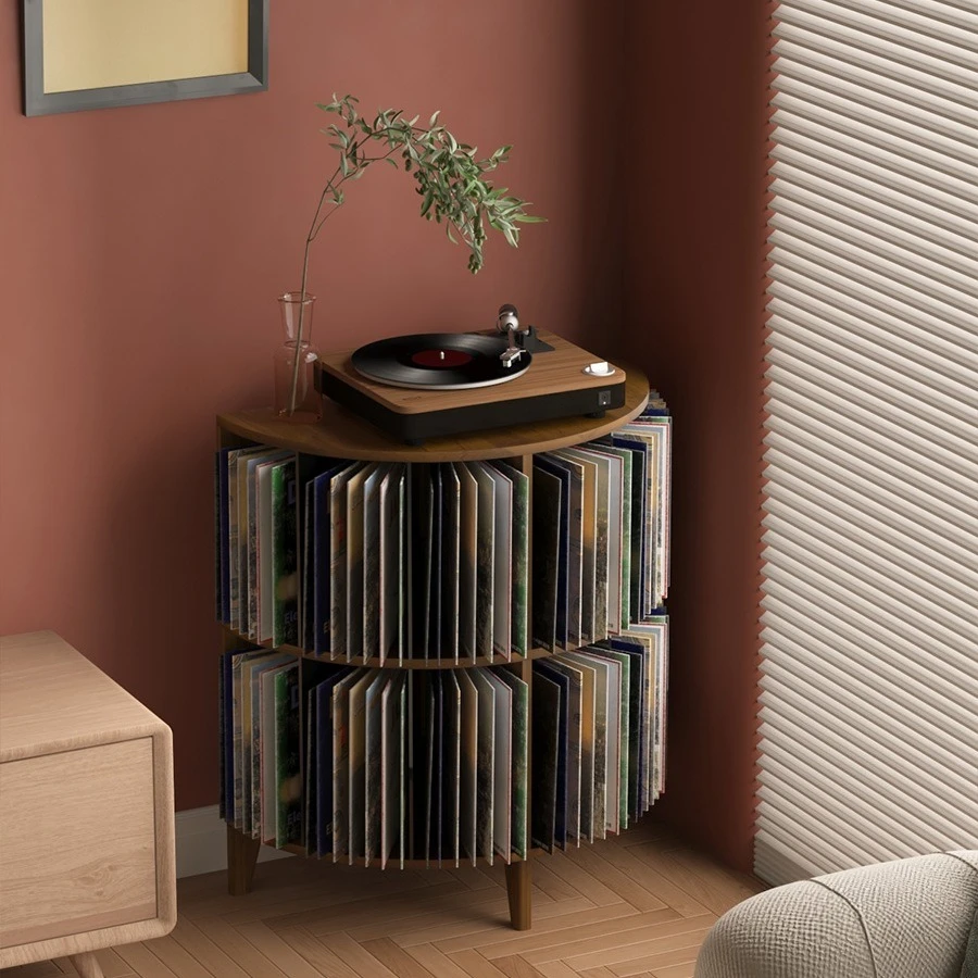 Storage Rack Premium Album Disc Storage Box Living Room Storage Display Rack Record Cabinet