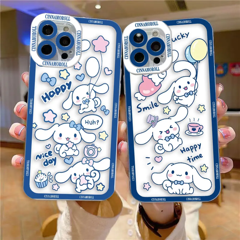 

Cartoon C-Cinnamoroll Clear Phone Case For Infinix TECNO POVA 2 3 POP SMART 4 5 6 7 8 NOTE 10 11 12 G96 30 30I CAMON 19 20 Case