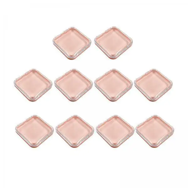 Small Nail Display Holder Mini Square Nail Art Storage Organizer Box Clear False Nail Case for Home