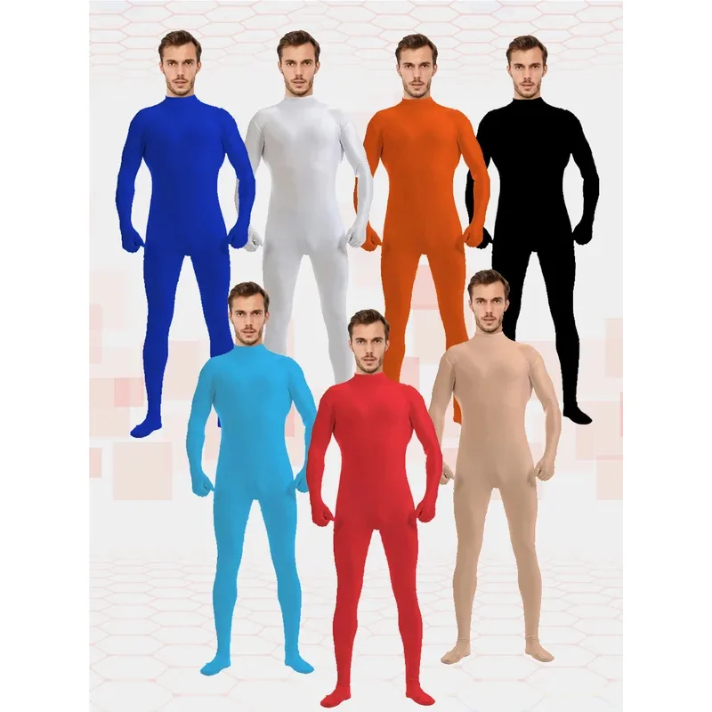 SN55Cross border vendita calda aderente mezzo pacchetto tuta zentai abbigliamento in tinta unita costume da ballo performance sul palco c @ 54WE