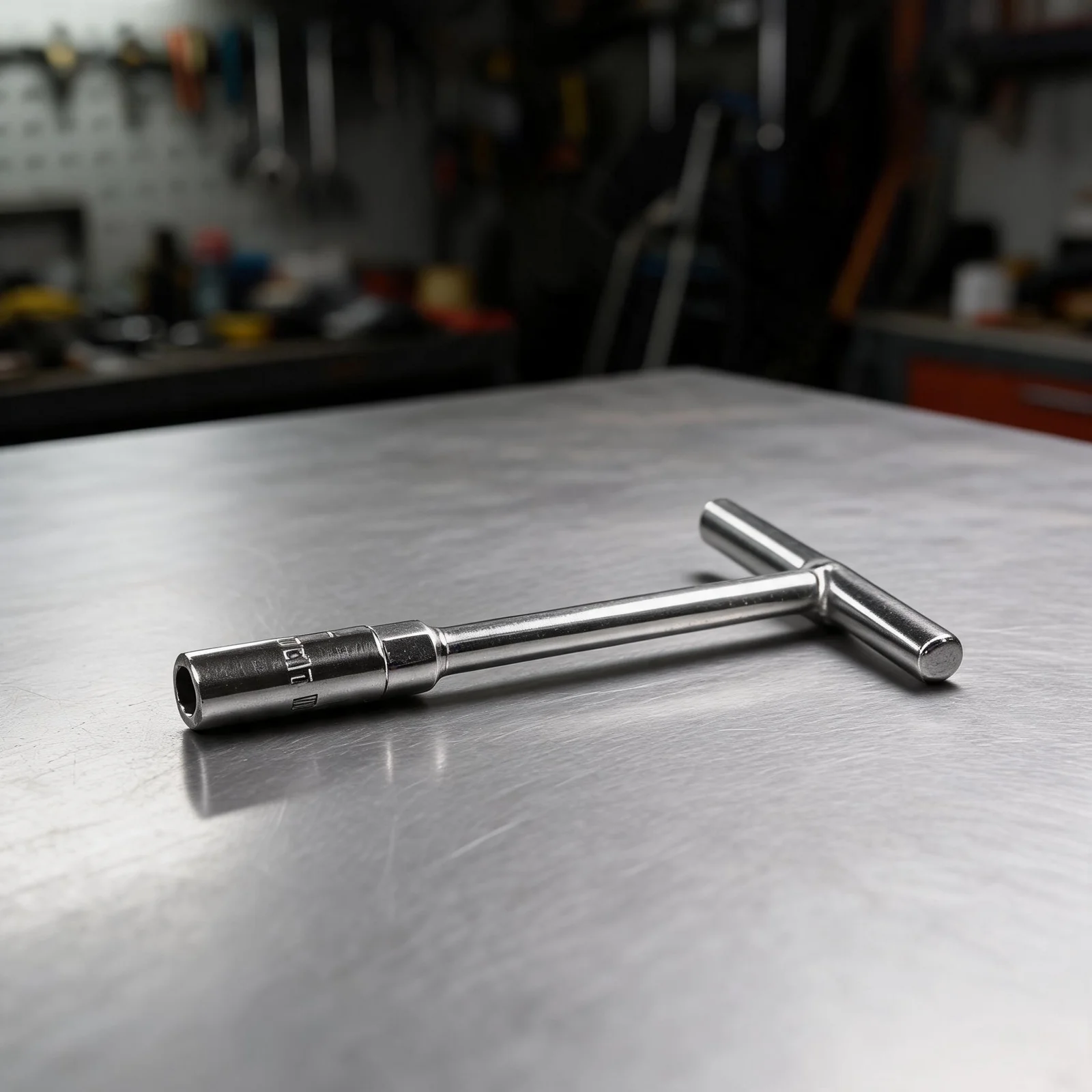 T Shaped Socket Wrench with Hex Drive for Metric Fasteners 8mm 10mm 12mm 13mm Iron Body for Strength in Demanding Conditions
