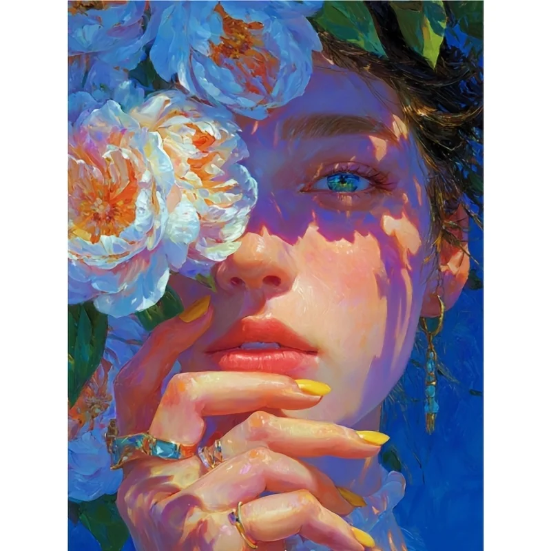 

500/1000/1200/2000PCS Puzzles for Adults Floral Elegant Women,Jigsaw Puzzles Brain Challenge Game Gifts Home Decor