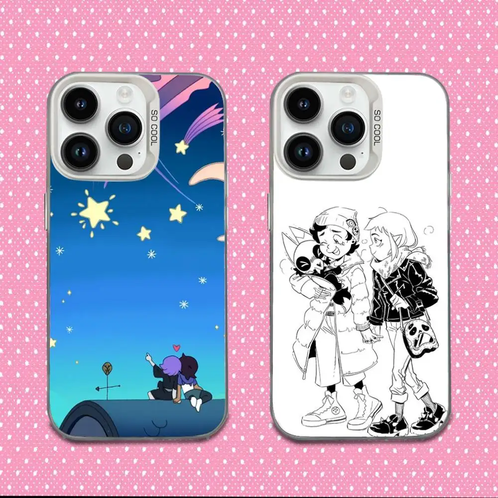 

O-OwlS House Amity Luz Phone Case For iPhone 16,15,14,13,12,11,Mini,Pro,E,MAX White Candy Matte Shockproof Cover