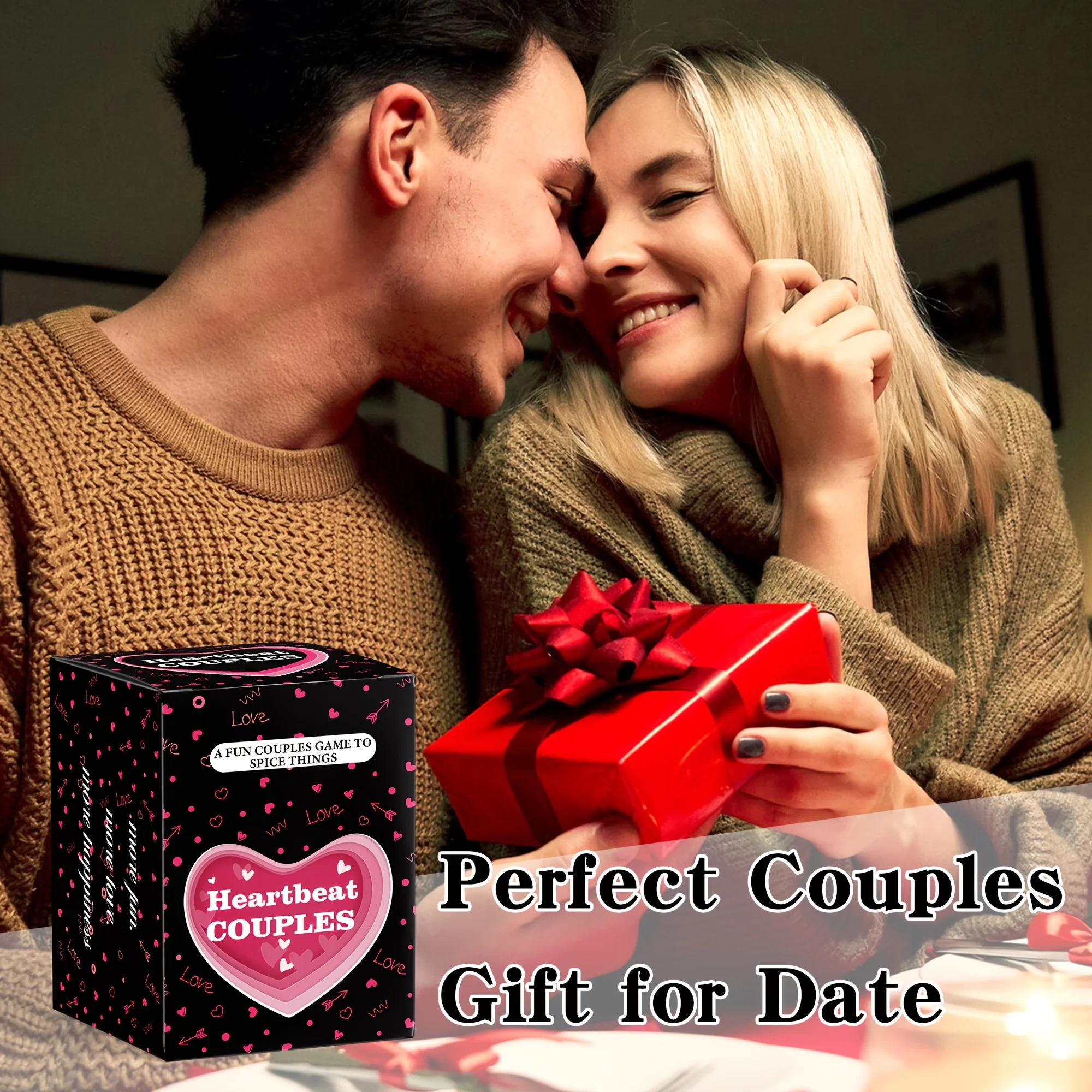 Couple Drinking Card Games Perfect Anniversary Valentine's Day Gift, Party Gathering, Meaningful Conversations