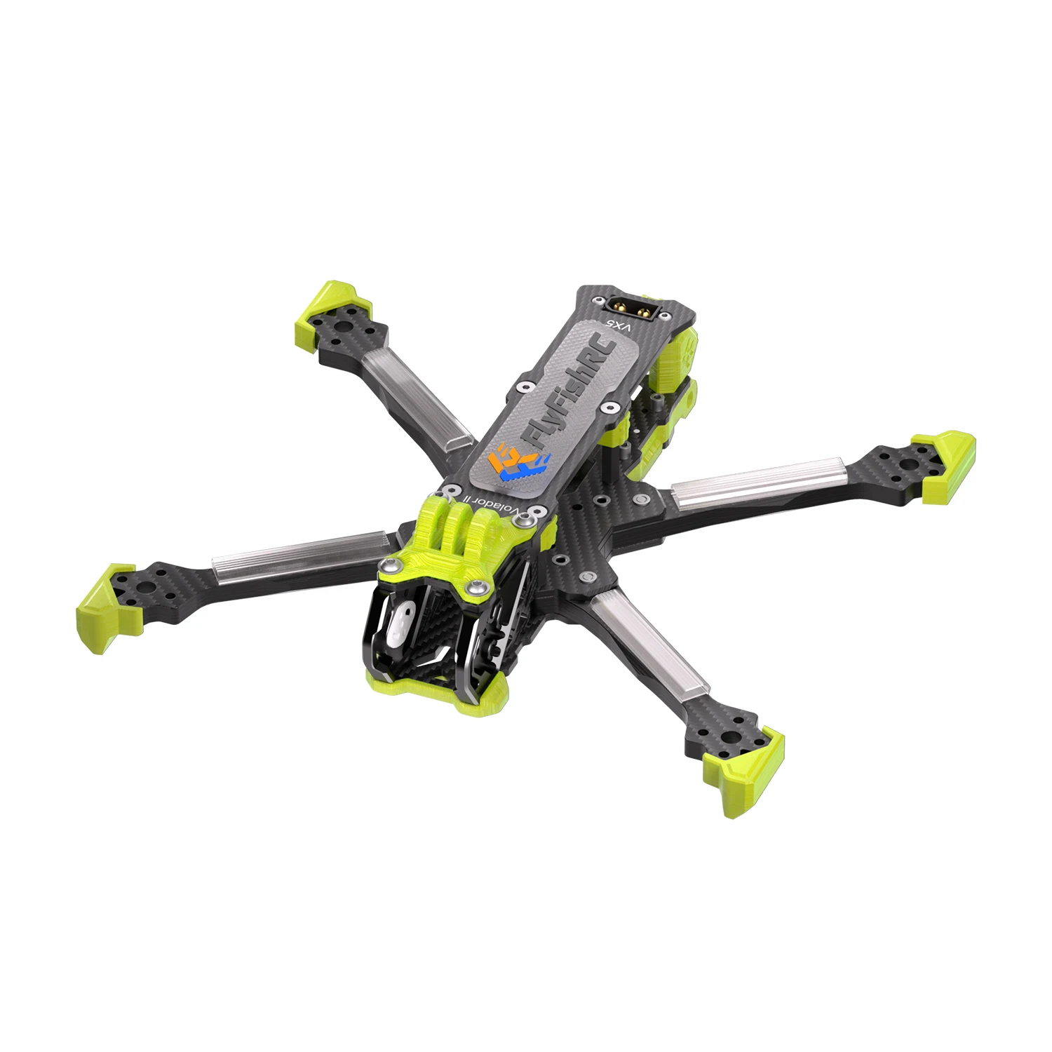 FlyFishRC Volador II Ⅱ VX5 V2 FPV Freestyle T700 Frame Kit compatible with DJI O3 Air Unit for FPV RC Racing Drone kit