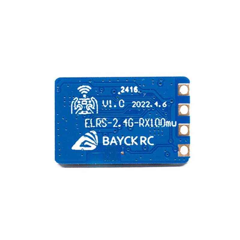 ตัวรับสัญญาณ BAYCK ELRS 2.4GHz NANO ExpressLRS พร้อมเสาอากาศแบบ T รองรับ Wifi สำหรับโดรนแข่ง RC FPV ระยะไกล