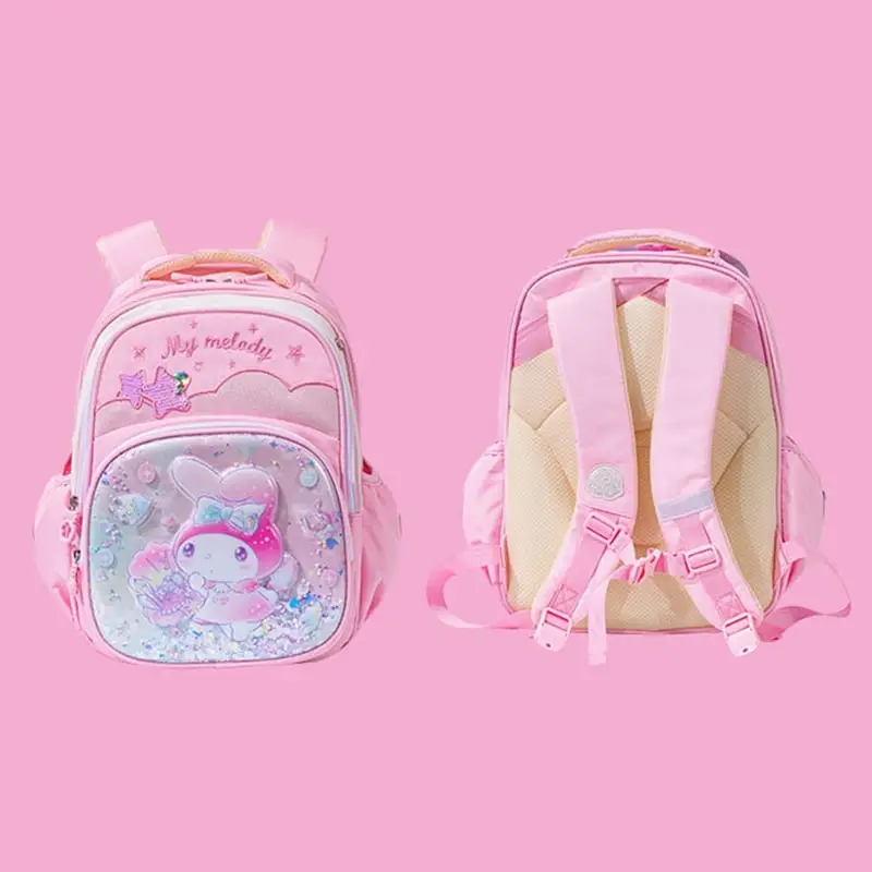 Sanrioed Anime Kuromi My Melody Cinnamoroll Pochacco Large Capacity Backpack Cute Cartoon Student Shoulder Bag Gift for Friend