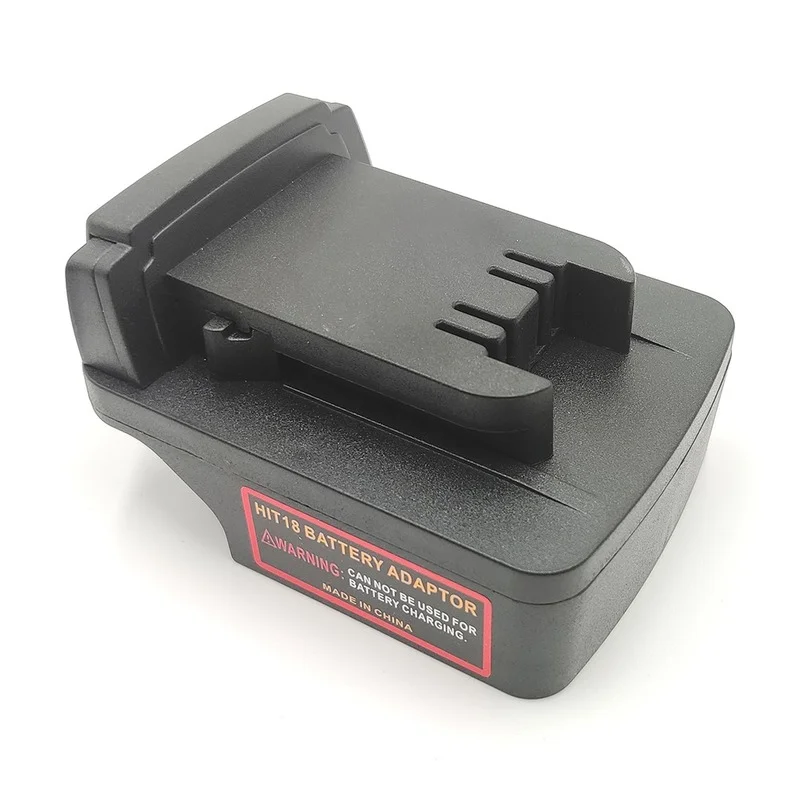 อะแดปเตอร์แปลงสำหรับ Hitachi/Hikoki 18V Li-Ion แบตเตอรี่แปลงสำหรับ Milwaukee 18V Baterai Litium กำลังไฟฟ้าเครื่องมือ