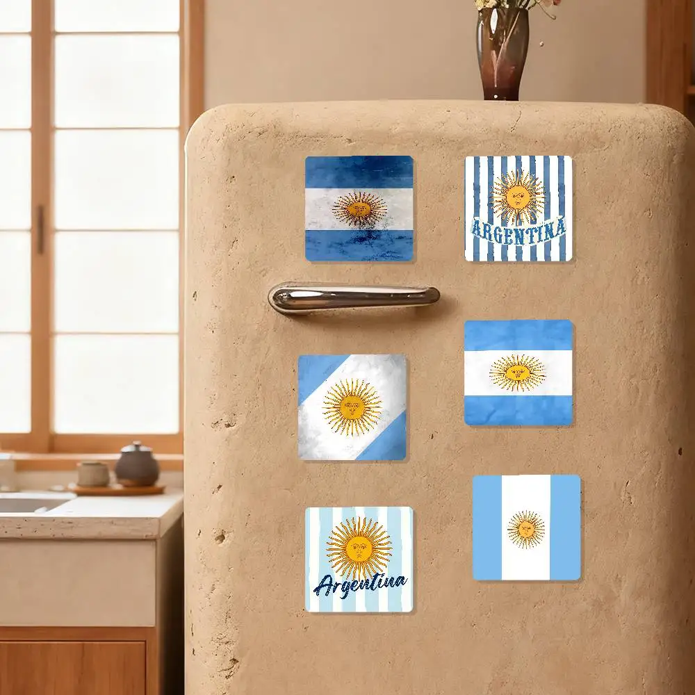 Argentina Flag Refrigerator Magnets Fridge Magnets Cartoon Animal Magnets For Refrigerator Decor Funny Magnetic