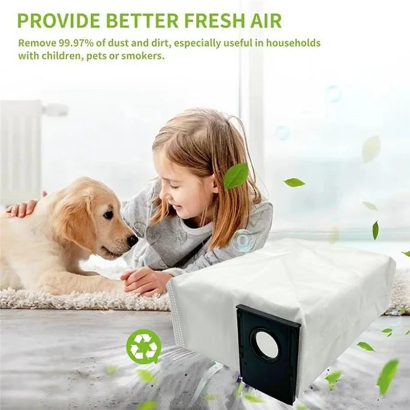 12 Pcs Dust Bags Foreureka J15 Pro Ultra Sweeper Accessories Dust Bags Built Tolast Andwork Well Enhanced Cleaning Efficiency-Y4