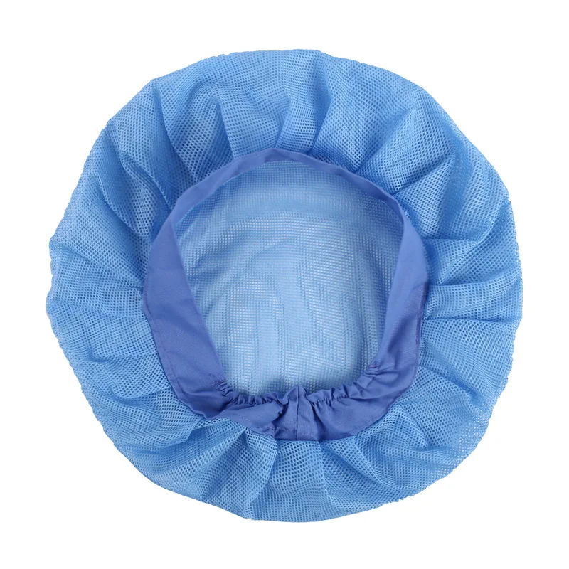 2pcs Food Service Mesh Cap Catering Elastic Working Hats Kitchen Cooking Hat Women Men Hair Cover Caps Workshop Hat