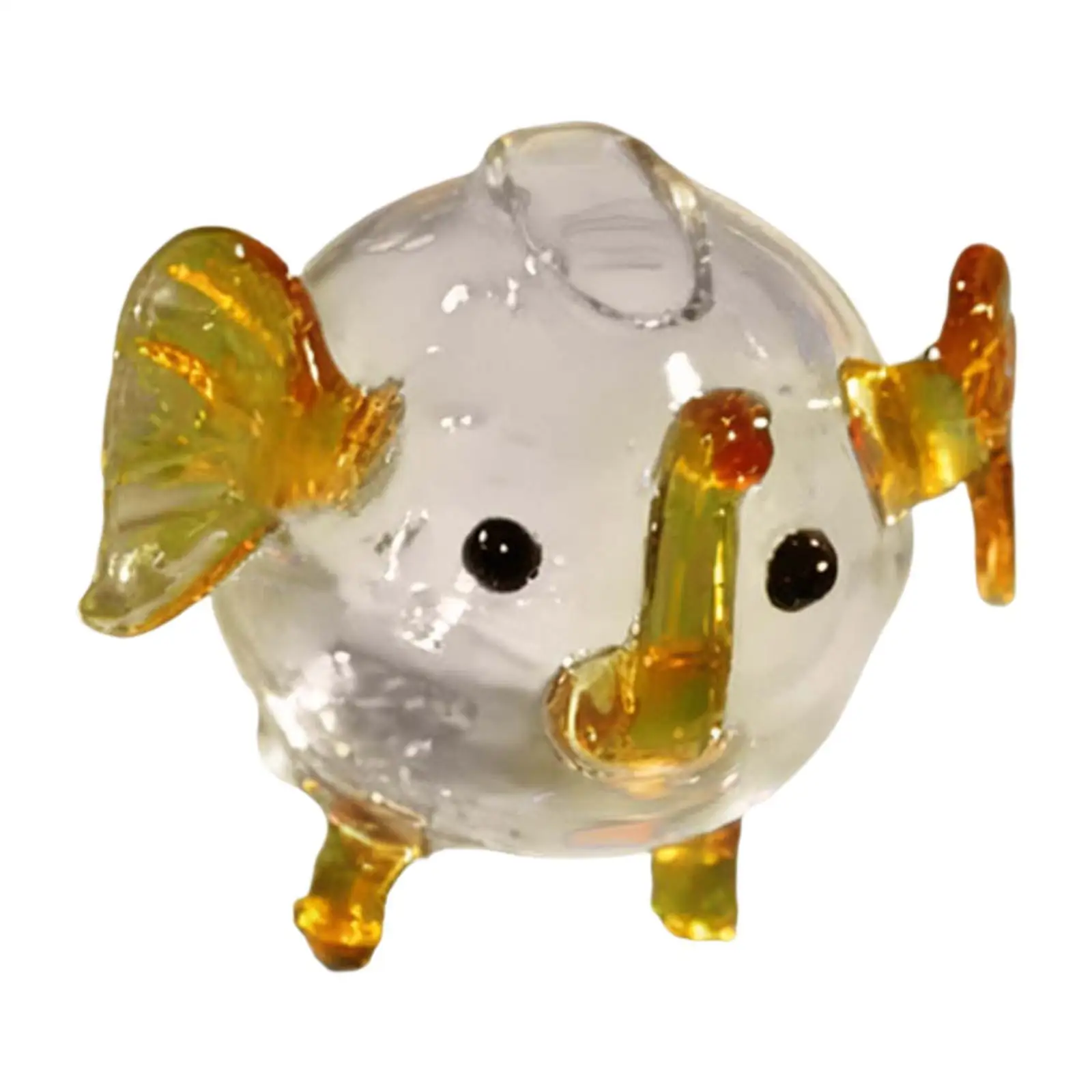 Clear Glass Piggy Bank Coin Money Saving Box See Through Jar Collectible Desktop for Boys Girls Home Office