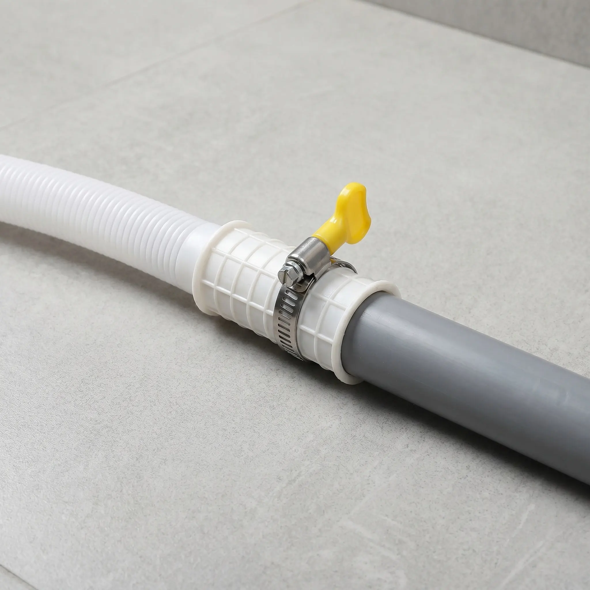 Universal Pe Air Conditioner Drain Hose Extension Tube with Stainless Steel Clamp for Mini Split Ac Washing Machine Drain Pipe