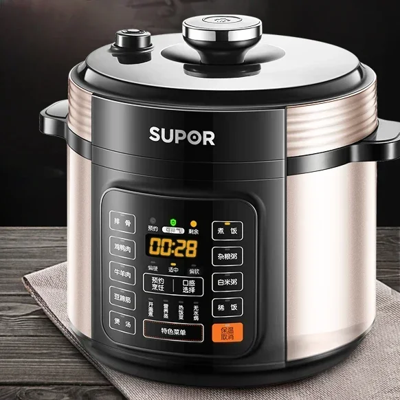 Double Gallbladder Large Capacity Intelligent Reservation Household Automatic Venting Electric Pressure Cooker