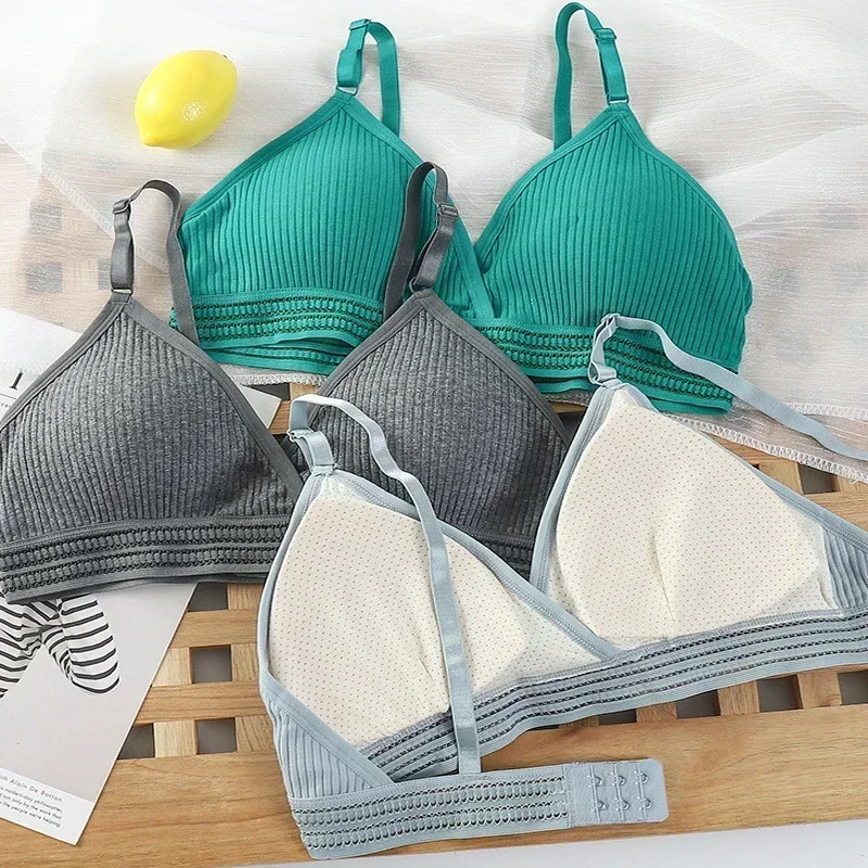 Women Yoga Sports Bras Triangle Cup Underwear Female Breathable Wrapped Tube Top Sexy Beauty Back Adjustable Sling Bra Vest