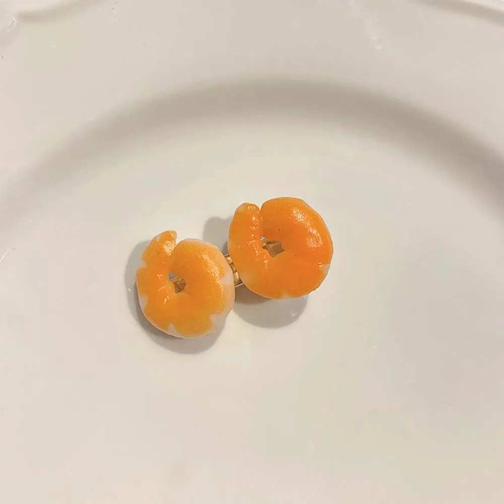 

Lovely Beef Rolls Squid Kewei Shrimp Female Alloy Hair Accessories Fast Food Hairpin Women Hair Clips Korean Style Barrettes