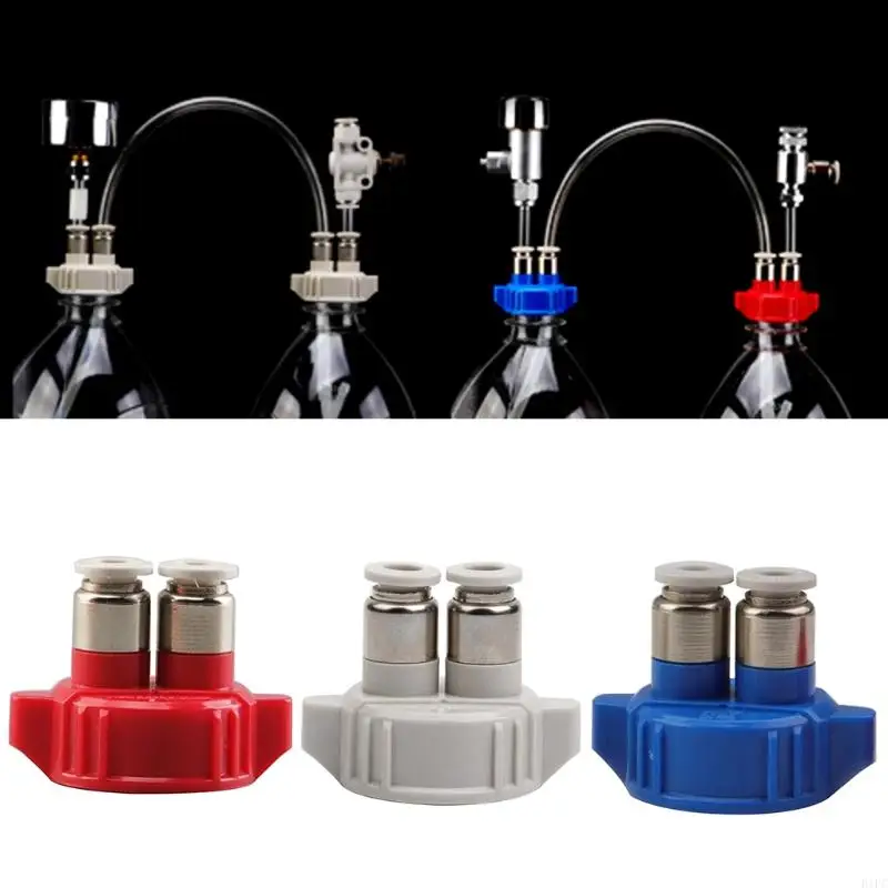 E1PC FISH UNTUK HIDUP TANAH DIY Reaktor Reaktor Air Diffuser Generator Tool Bagian Aquarium CO2 Sistem Tube Valves C C