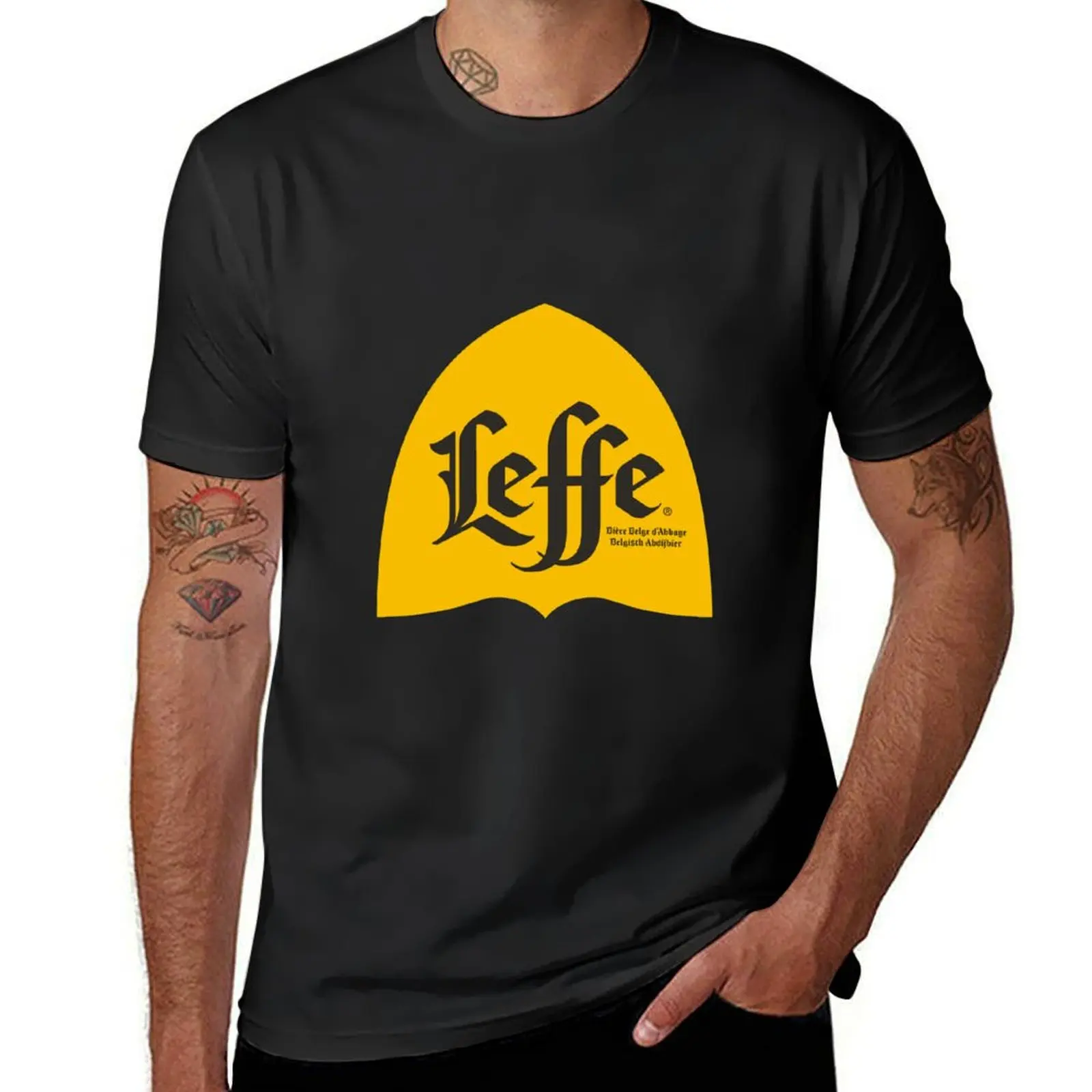 leffe beer belgisch T-Shirt animal prinfor boys quick-drying sports fans new edition mens graphic t-shirts