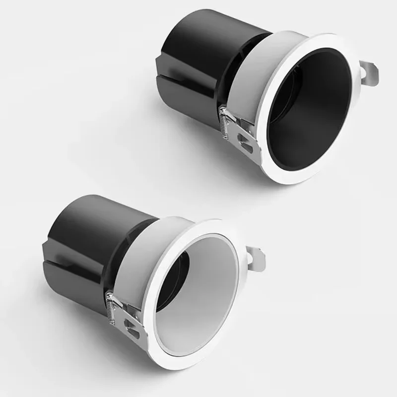 Dimmable Anti-glare Recessed Round Ceiling Spot led Downlight Lamp 7W10W12W15W20W24W 85-265V For Home Lighting