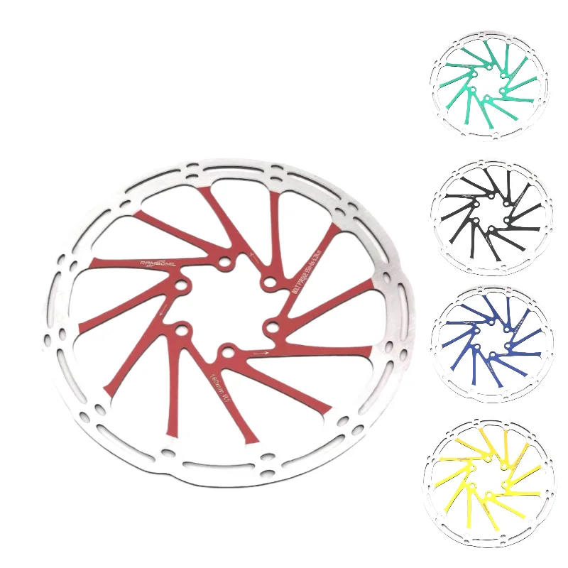 

2 pcs Color Bicycle Center Lock Bike Brake Rotor 160mm/180mm/203mm Disc Brake Rotor with Lock Ring bike accessories