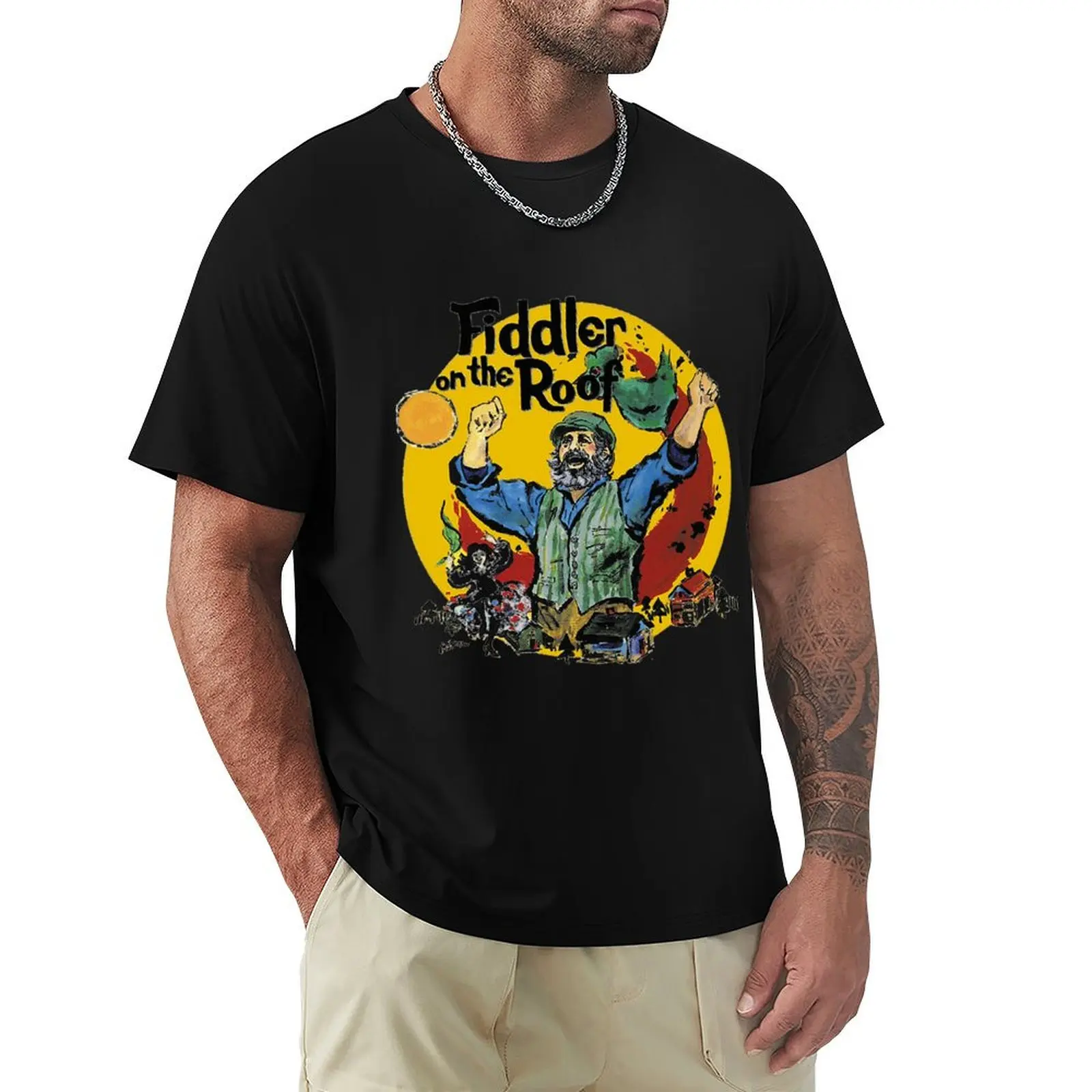 Musical Movie Fan Gift: Fiddler On The Roof Music for Men T-Shirt t shirts for man graphic vintage T-Shirt