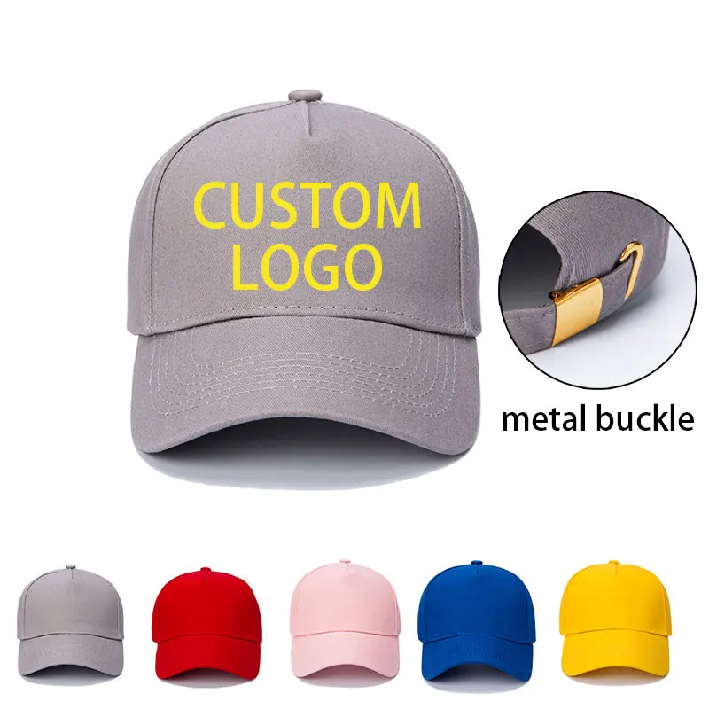 Custom Baseball Caps With Print Embroidery Logo Adult Casual Hat Wholesale Hats Team Outdoor Sun Protection Sunshade Hat