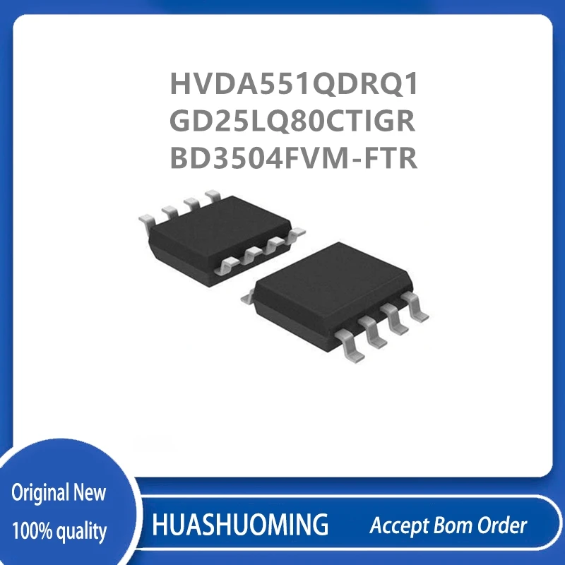 10Pcs/Lot HVDA551QDRQ1 H551Q GD25LQ80CTIGR 25LQ80CT BD3504FVM-TR BD3504FVM-FTR BD3504 D35 SOP-8