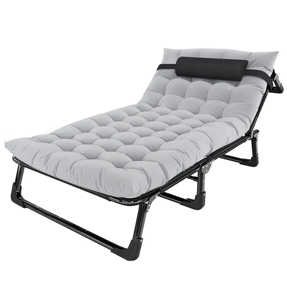 Foldable Camping Hunting Portable Folding Cot Used for Beach Barbecue Backpack Office Hiking Bed with Storage Bag