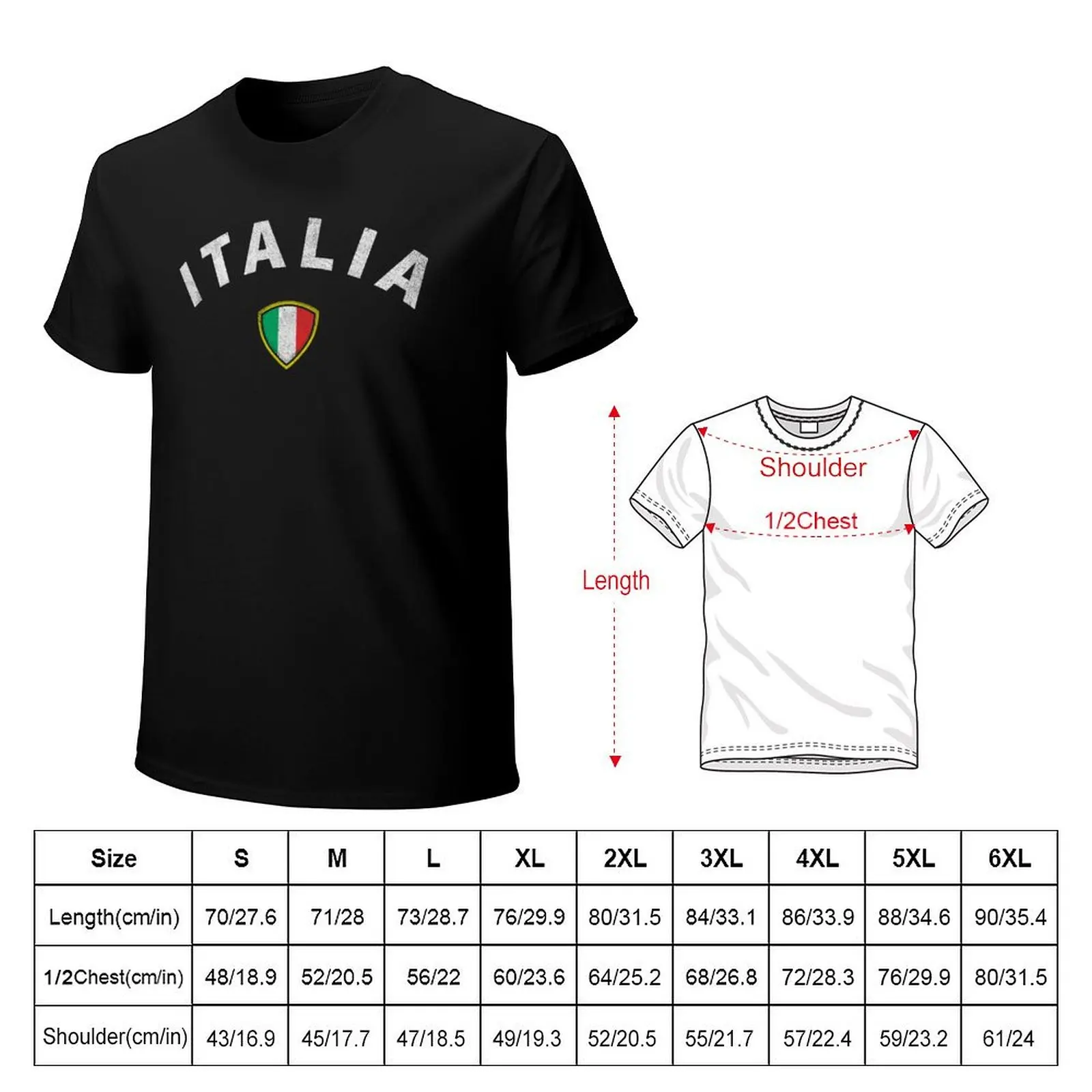 Italia, Italia Vintage Retro style shirt - calcio, futbol, soccer fashion T-Shirt Dry Fit Athletic Short Sleeve Shirt